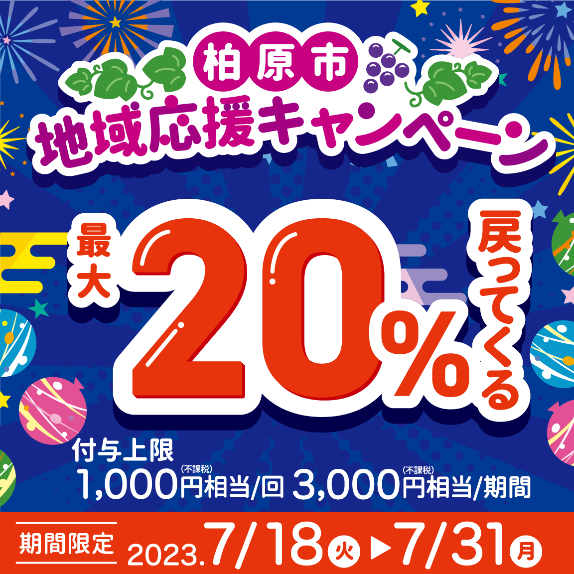 柏原市×au PAYキャンペーン