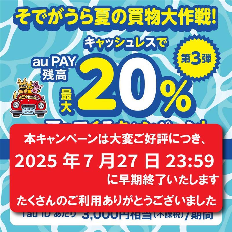 袖ケ浦市×au PAYキャンペーン