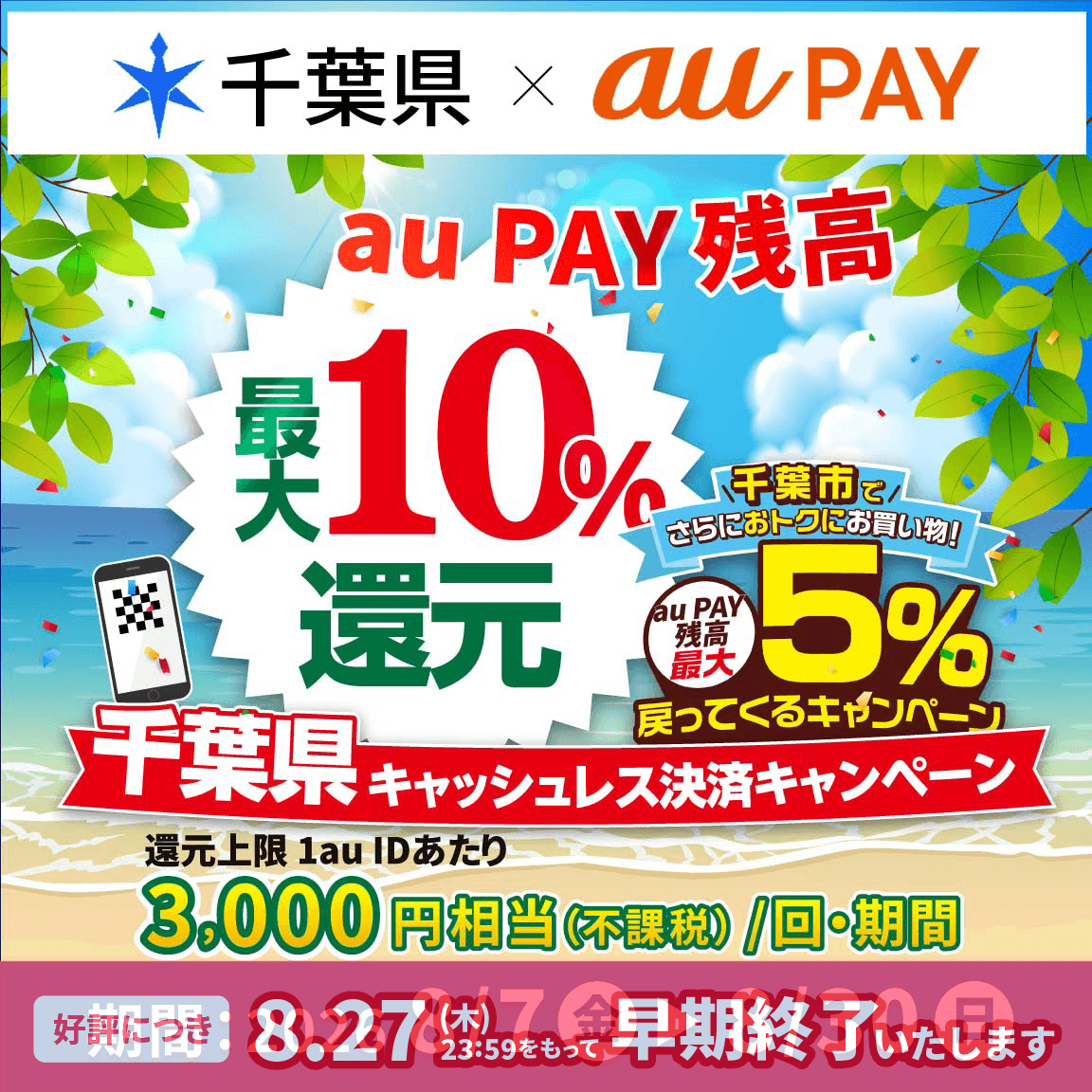 千葉県×au PAYキャンペーン