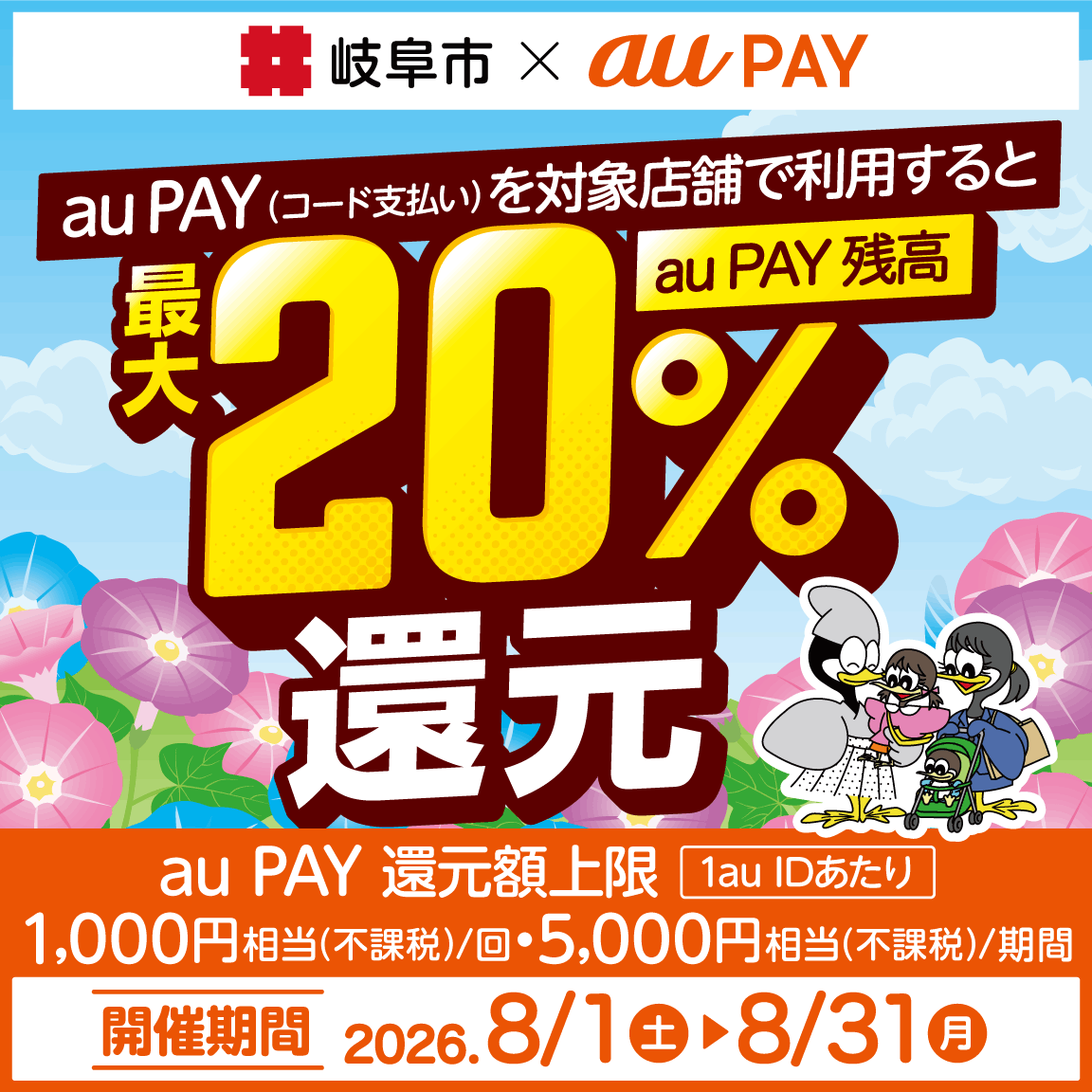 令和8年度 岐阜市物価高騰支援事業20%還元キャンペーン
