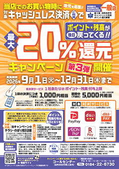 一般店店頭掲示ポスター
