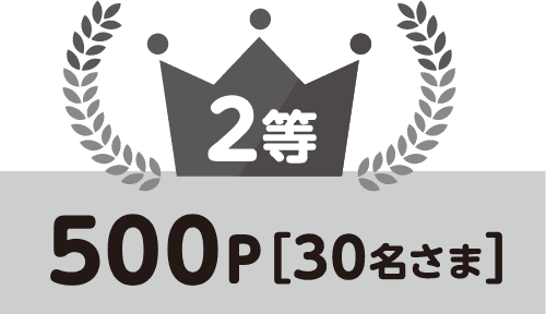 2等500P[30名さま]