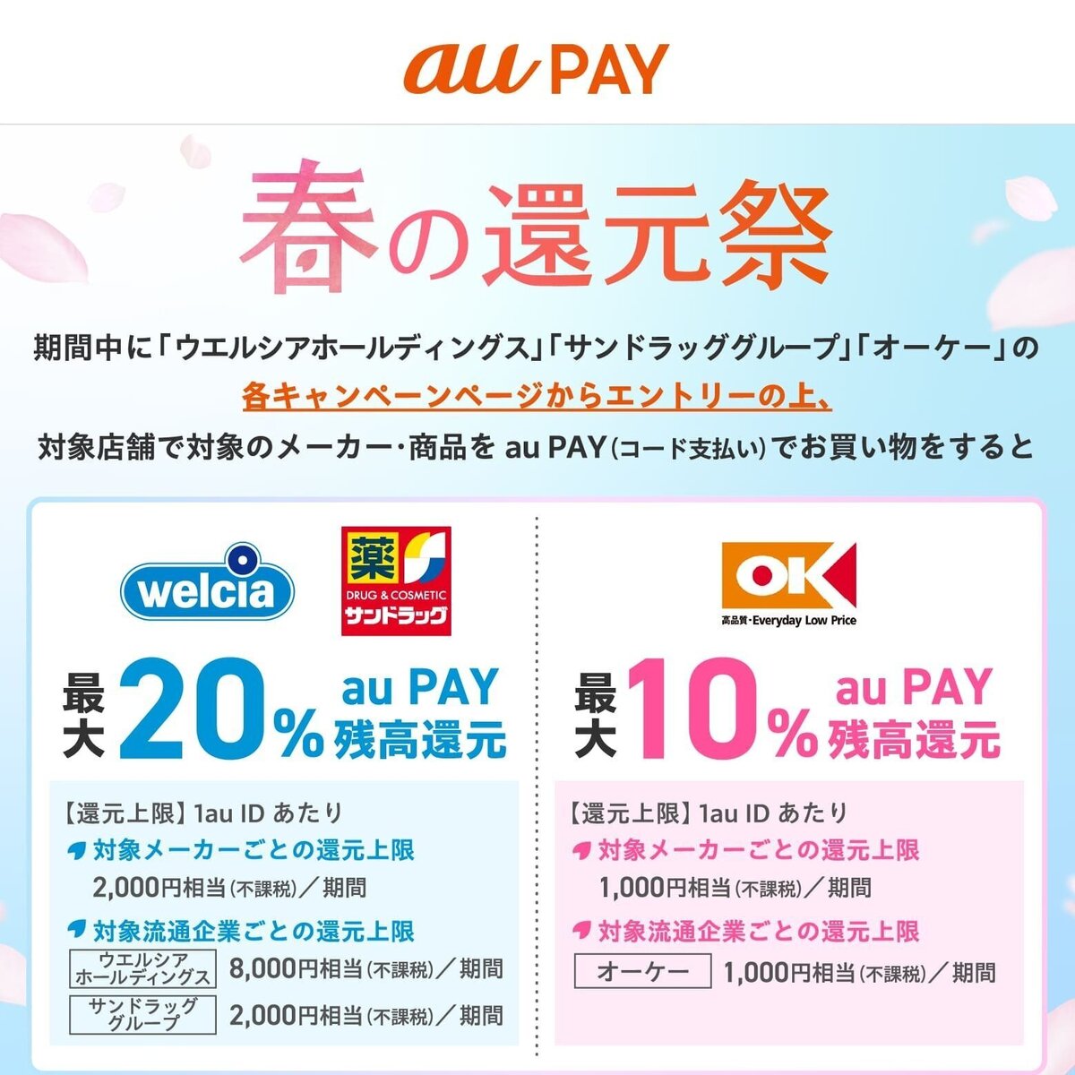 2024年3月】au PAYのおトクなキャンペーンまとめ