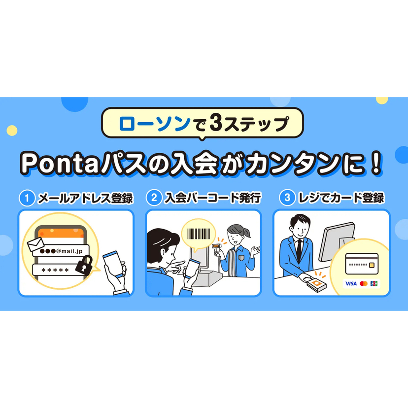「Pontaパス」の入会をローソン店頭で6月17日から受付開始
