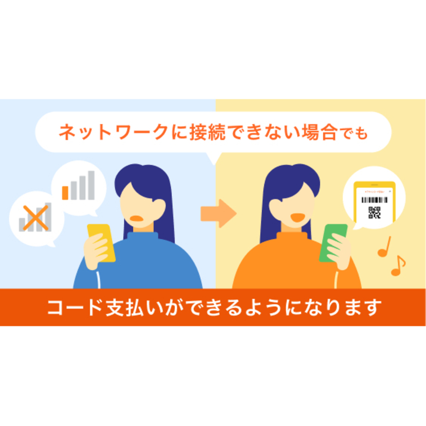 au PAY、ネットワークに接続できない場合でも支払いが可能になる機能を提供開始